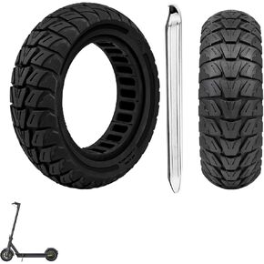 10x3 Inch Electric Scooter Solid Tires, 80/65-6.5 Replacement Rubber Tyre,255x80 Tubeless for Zero 10X& Vsett 10+& Kaabo Mantis& Kugoo M4/ M4 Pro&Motus PRO 10& Joyor S10S-Black (2PCS) in Saudi Arabia
