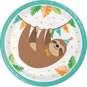 قطعة مركزية بتصميم خلية نحل Happy Sloth من Creative Converting PC344503 قطعة واحدة in Kuwait