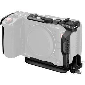 قفص SmallRig لـ Canon C50 مع مشبك كابل لـ HDMI، جهاز كاميرا C50 ذو تصميم معياري، يتضمن حذاء بارد، مقبس QD، لوحة لـ Arca وسكة حديد الناتو القابلة للفصل، متوافق مع مقبض XLR الأصلي - 5656 in Kuwait