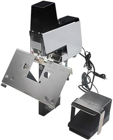 Electric Stapler, Saddle Binder with 1-9 Levels Binding Pressure Knob, Foot Pedal Switch, Binds Up to 30 Sheets, 100 mm Nailing Depth in Saudi Arabia