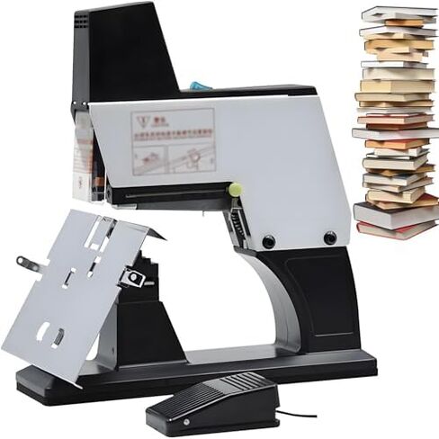 دباسة كهربائية شديدة التحمل بدواسة - تدبيس يدوي سريع للمكتب والكتيبات والكتب - متينة وفعالة وسهلة الاستخدام in Saudi Arabia