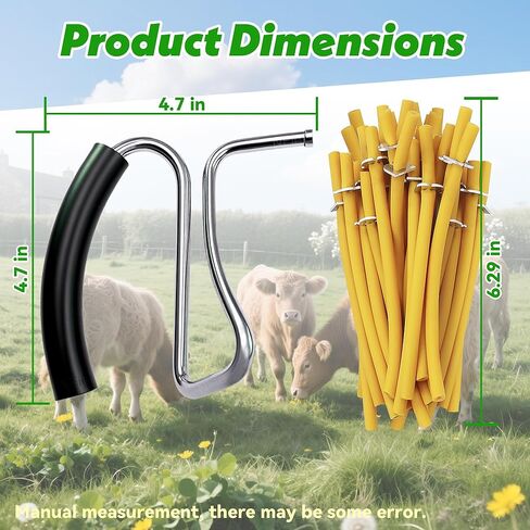 California Castration Stainless Steel Bander & Bands (30 pk) Castration Banding Tool Only for Animal Cast, Easy to Use in Saudi Arabia