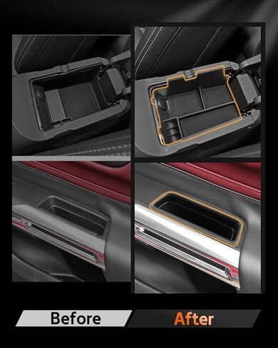 CDEFG Center Console Organizer Tray for 2023 2024 2025 Honda Pilot, 2024 Ridgeline,2024 Passport, Armrest Storage Box Insert Arm Rest Tray for Pilot/Ridgeline/Passport Accessories in Saudi Arabia