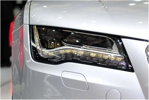 Compatible For Audi A7 RS7 2011-2014 Car Front Headlight Cover Transparent Glass Headlamp Lamp Shell Headlights Lens Cover(Left) in Saudi Arabia