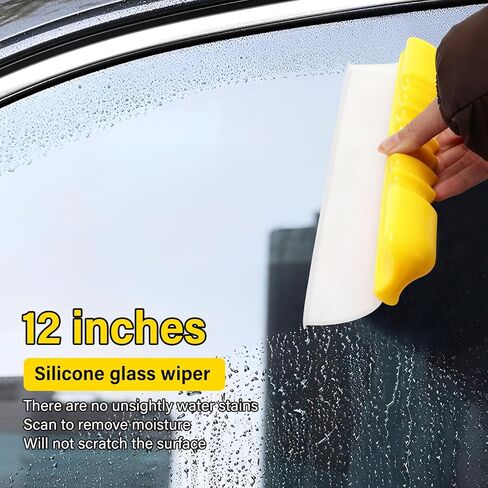 2 عبوة 12 بوصة ممسحة السيارة ، ممسحة السيليكون ، ممسحة نافذة السيارة ، شفرة ماء T-bar مرنة للسيارة للسيارة أو الاستخدام المنزلي ، والغسيل ، والزجاج ، والمرآة ، وأبواب الدش ، والأزرق in Kuwait