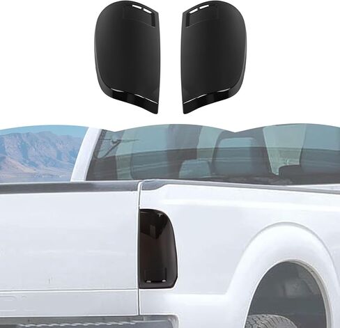 RT-TCZ Smoked Black Tail Light Lamp Cover Guard Trim Decoration Exterior Accessories for Ford F250/F350/F450/F550 2008-2016 in Saudi Arabia