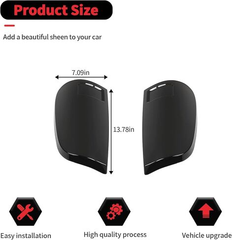 RT-TCZ Smoked Black Tail Light Lamp Cover Guard Trim Decoration Exterior Accessories for Ford F250/F350/F450/F550 2008-2016 in Saudi Arabia