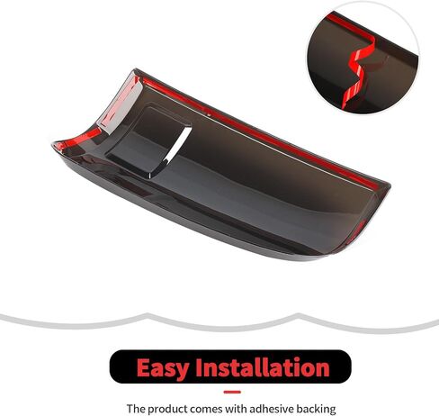 RT-TCZ Smoked Black Tail Light Lamp Cover Guard Trim Decoration Exterior Accessories for Ford F250/F350/F450/F550 2008-2016 in Saudi Arabia