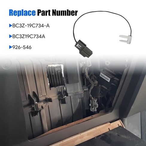 A/C Evaporator Temperature Sensor Compatible with Ford F-250 F350 Super Duty 6.2L & 6.7L V8 2011-2016 Replace BC3Z-19C734-A BC3Z19C734A 926-546 YH1735 in Saudi Arabia