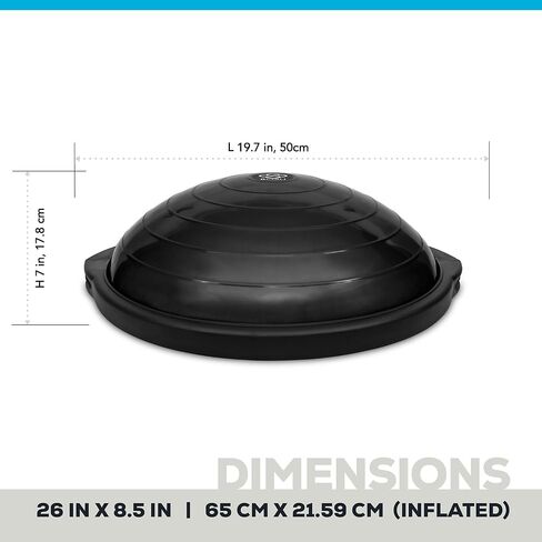 BOSU Sport Balance Trainer, Travel Size Allows for Easy Transportation and Storage, 50cm, in Kuwait