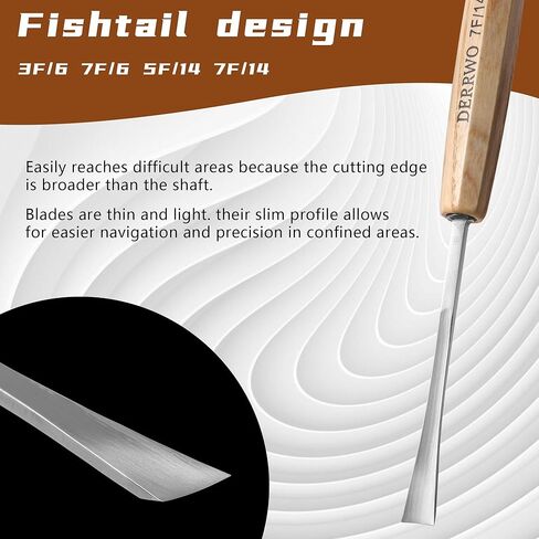 طقم نحت الخشب 17 قطعة للمبتدئين والمحترفين - مجموعة إزميل النجارة الممتازة مع مطرقة وحقيبة لفة - شفرات حلاقة حادة CR-V 60 شفرات فولاذية للتبييض والنحت والأعمال التفصيلية in Kuwait