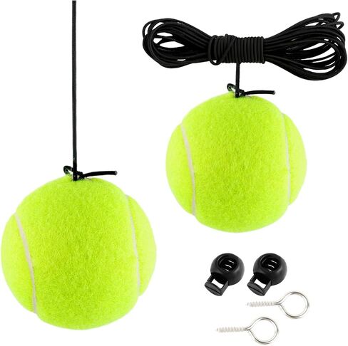 Aokdom 2PCS Garage Tennis Ball Parking Aid,Adjustable Strap Garage Ball for Parking&Collision Protection,Universal Garages Parkings Aid Includes Screw Hooks&Spring Clips Car Tools in Saudi Arabia