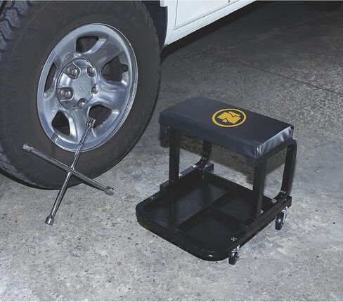 Northern Tool + Equipment Mechanic's Roller Seat with Built-in Storage — 300-Lb. Capacity in Kuwait