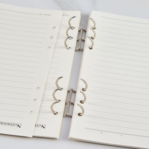 2 Packs 0.95in/25mm Metal Loose Leaf Binder Spines for Office,Home(Silver Color) in Saudi Arabia