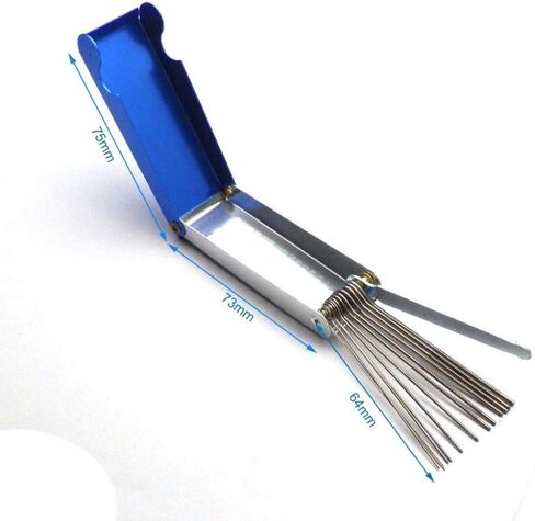 Motorcycle Carburetor Cleaning Tool Carbon Dirt Jet Remove Brushes Needles for Moped Scooter ATV Carb Jets Wire Cleaner Kits(Needles) in Saudi Arabia