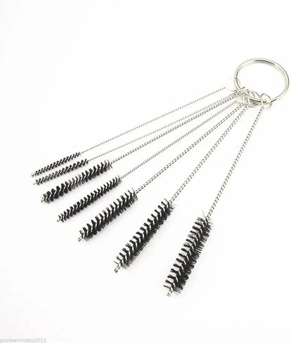 Carburetor Jets Cleaning Tool Needles Brushes Set for Motorcycle Carburetter Jet Injector Nozzle Wire Clean Spray Cleaning Tools(Brushes) in Saudi Arabia