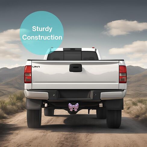 غطاء وصلة وصلة مقطورة بقوس وردي مطبوع ثلاثي الأبعاد، جهاز استقبال 2 بوصة، مواقع دبابيس متعددة، 4.9 × 4 بوصة in Kuwait