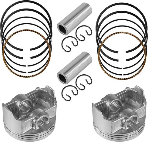 Caltric 2x Cylinder Piston Ring Kit Compatible with Kawasaki Brute Force KVF750 4X4I EPS 2012 2013 2014 in Saudi Arabia