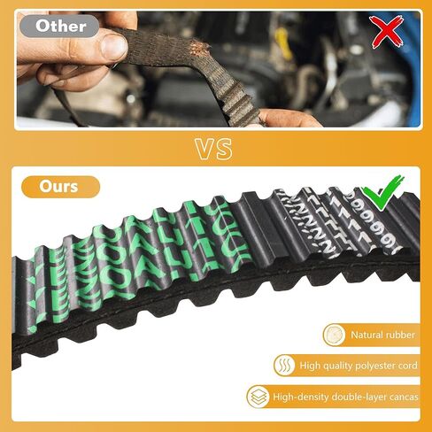 حزام محرك CVT لـ Polaris RZR 570 2012-2016 / RZR 570 EFI 2012-2013 / Ranger RZR 570 2013-2016 / Ranger Crew 570-6 2015-2016 / Ranger ETX 2015-2016 يستبدل OE # 3211143 in Kuwait
