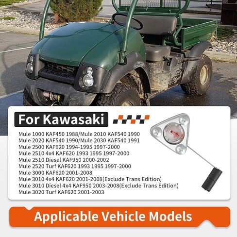 Fuel Gauge for Kawasaki Mule 1000 2010 2020 2030 2510 2520 3000 3010 3020 KAF450 540 620 950 1988-2008 52005-0733 in Saudi Arabia