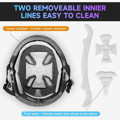 Findway Skateboard Bike Helmet - Bicycle Helmet for Kids Youth & Adults Suitable for Commuter,Skate, Scooter, Longboard & Incline Skating Rollerblading in Saudi Arabia