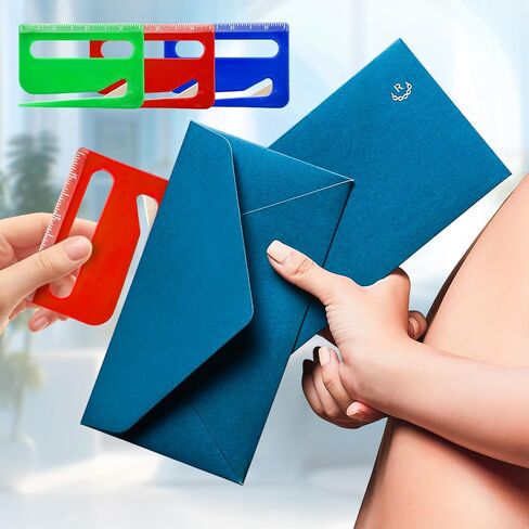 Letter Opener Envelope Slitter, 3pcs Envelope Openers Slitter with Ruler & Magnifier, Mail Opener Tool Package Opener Cutter in Saudi Arabia