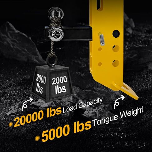 Adjustable Heavy Hitch Attachment for Skid Steer, Tractors – Built for Demanding Jobs with 5,000/20,000 lbs Capacity, Universal Fit for Most Skid Steer Loaders & Tractors in Saudi Arabia