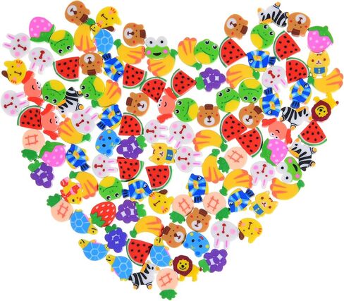 Bread Shaped Erasers for Kids - 16Pcs Mini Novelty Toast Bread Erasers Cute Fun Food Pencil Erasers for School Classroom Rewards Party Favors in Saudi Arabia