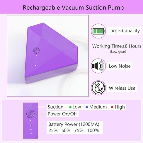 Lanzeyo قلم رسم ماسي كهربائي قابل لإعادة الشحن، قلم رسم ماسي كهربائي مع بطارية طويلة التحمل، قلم مكنسة كهربائية مع صينية تخزين الخرز لإكسسوارات فن الأحجار الكريمة الماسية (أرجواني) in Kuwait