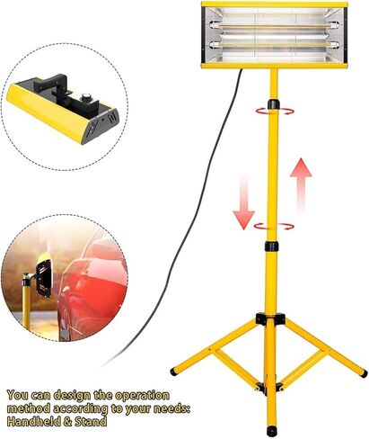 Paint Curing Lamp, Bracket Type Short Wave Infrared Paint Lamp for Car Body Spray Painting,for Bodywork Paint Drying in Saudi Arabia