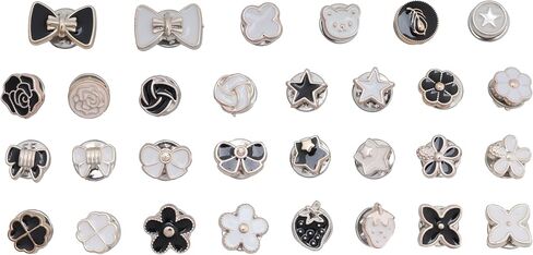 30 Pcs Women Shirt Brooch Pins Pearl Rhinestone Enamel Safety Pins Cover Up Clothing Sewing Button for Women Sweater Shawl Clips Dress Wedding DIY Project in Saudi Arabia