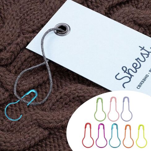 320 Pieces Assorted Safety Bulb Pins Metal Gourd Pin Set Knitting Stitch Markers, DIY Craft, Home Accessories Multiple Colors with Storage Box in Saudi Arabia