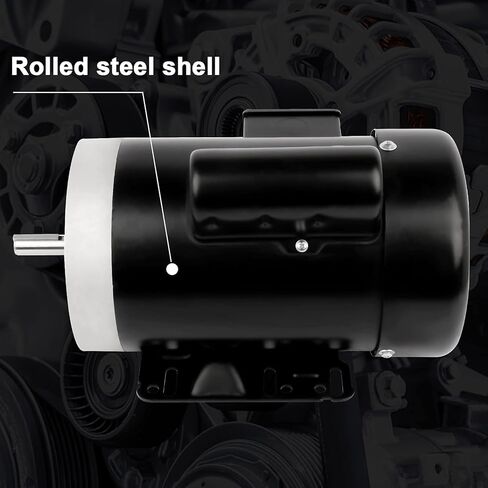 محرك 3HP للأغراض العامة، محرك كهربائي 3450 دورة في الدقيقة، إطار 56C أحادي الطور 208-230 فولت، قطر العمود 5/8 بوصة، 60 هرتز CW/CCW TEFC in Saudi Arabia