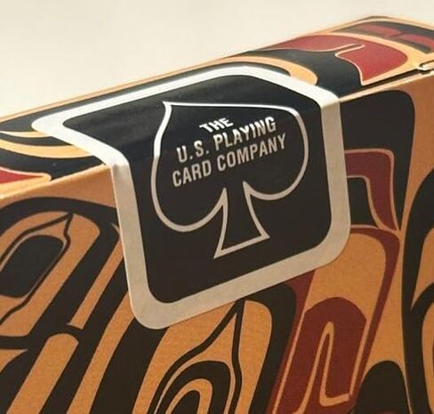 أوراق اللعب الفنية الأمريكية الأصلية الفريدة من نوعها من Bicyle في سلسلة Duwamish Haida Formline Style Rare Limited Edition الثالثة. in Kuwait