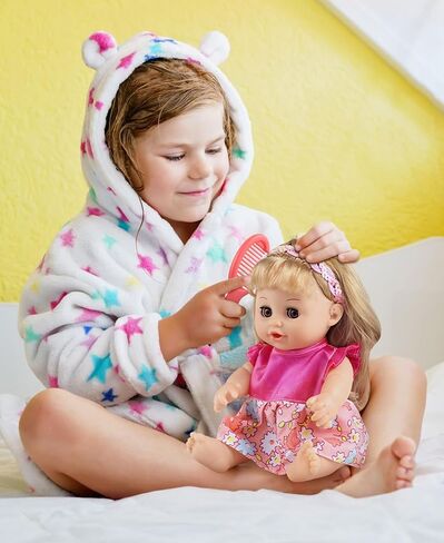 دمية أطفال بشعر من GAGAKU، دمى أطفال مقاس 12 بوصة للفتيات بعمر 3 4 5 6 سنوات، دمية أطفال للأطفال الصغار، دمى أطفال مقاس 12 بوصة مع ملحقات in Kuwait