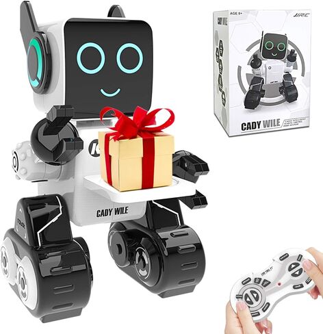 Robot Toys for Kids 5-7, Intelligent Interactive Remote Control Robot Toy with Built-in Piggy Bank Educational Robotic Kit Walks Sings and Dance for Boys and Girls Birthday Robots Toys for Kids 8-12 in Saudi Arabia