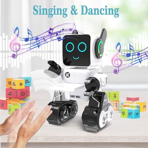 Robot Toys for Kids 5-7, Intelligent Interactive Remote Control Robot Toy with Built-in Piggy Bank Educational Robotic Kit Walks Sings and Dance for Boys and Girls Birthday Robots Toys for Kids 8-12 in Saudi Arabia