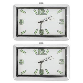 PRETYZOOM 2 Pcs Mini Clock: Small Stick On Clock for Car Dashboard - Luminous Car Air Vent Watch for Automotive Vent/Dash Decoration in Saudi Arabia
