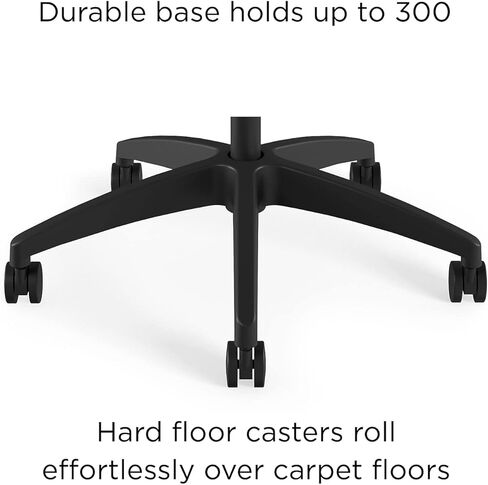 STAPLES 2846129 كرسي مهام من سلسلة 500 من الفينيل والشبك، أسود Adj Lumbar 2D Arms in Saudi Arabia