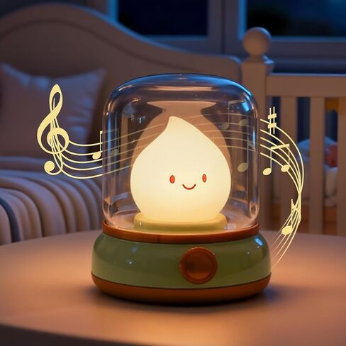 Night Light for Kids, Retro Kerosene Lamp, Kawaii LED Night Light Rechargeable with Timer, Dimmable Kids Room Night Light, Nursery Night Light for Breastfeeding, Cool Gifts for Kids in Kuwait