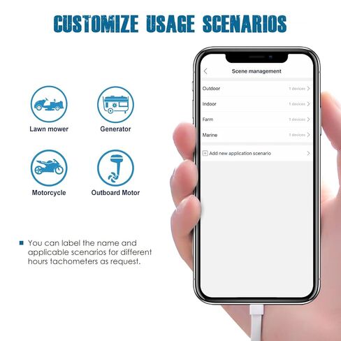 جهاز قياس سرعة الدوران لساعات التحويل بتقنية البلوتوث من Runleader RL-HM032-BT، يعمل ببطارية قابلة للاستبدال وطاقة تيار مستمر 12 فولت. (1) in Saudi Arabia