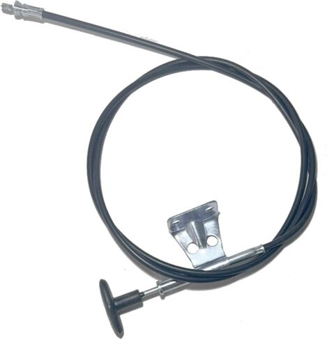 Suitable Fit For Hood Bonnet Lock Release Control Cable Black 1989-97 Big M D21 Pick Up Truck Hardbody 1989-11 Pathfinder 73 inch in Saudi Arabia