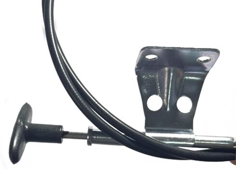 Suitable Fit For Hood Bonnet Lock Release Control Cable Black 1989-97 Big M D21 Pick Up Truck Hardbody 1989-11 Pathfinder 73 inch in Saudi Arabia