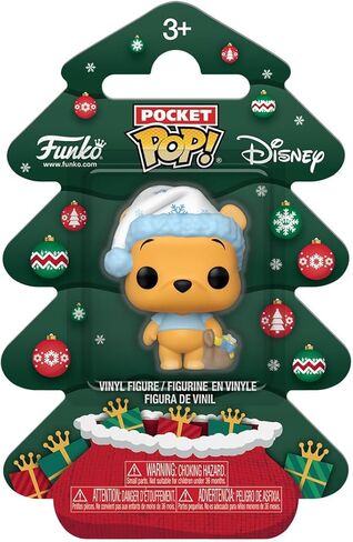 Funko Pop! Pocket Pop Holiday Tree: Winnie The Pooh - Pooh - Collectable Vinyl Figure - Gift Idea - Official Merchandise - Toys for Kids & Adults - Disney/Pixar Fans - Model Figure for Collectors in Saudi Arabia