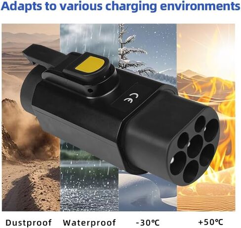 محول شحن EV، 32 أمبير من النوع 2 (IEC 62196) إلى النوع 1 (SAE J1772)، محول شحن سيارة 250 فولت 7.2 كيلو وات in Kuwait