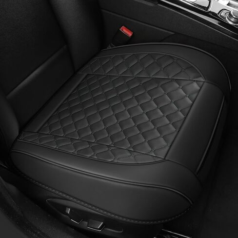 2pcs Car Seat Covers for Upgrade Leather,Car Seat Protector Water Proof Material,No Slip Soft,Side Wrapping,Bottom Seat Covers Universal for Most Automotive,Vans,Trucks,Suvs (Black-Red) in Saudi Arabia