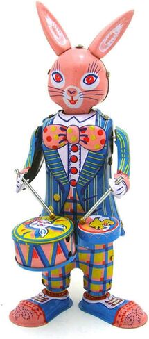 Charmgle Retro Wind-up Flipping Monkey Toy Funny Spring Clockwork Moving Tin Toys Tabletop Bookshelf Decoration in Kuwait