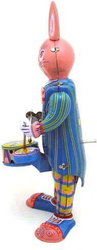 Charmgle Retro Wind-up Flipping Monkey Toy Funny Spring Clockwork Moving Tin Toys Tabletop Bookshelf Decoration in Kuwait