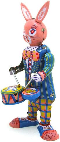 Charmgle Retro Wind-up Flipping Monkey Toy Funny Spring Clockwork Moving Tin Toys Tabletop Bookshelf Decoration in Kuwait