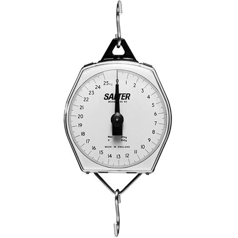 235-6S-220/100 Dual-Marked Mechanical Hanging Scale, 220lb Capacity, 1lb Increments, Corrosion Resistant in Saudi Arabia